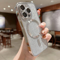 Case Luxo com Glitter Magnetic Wireless